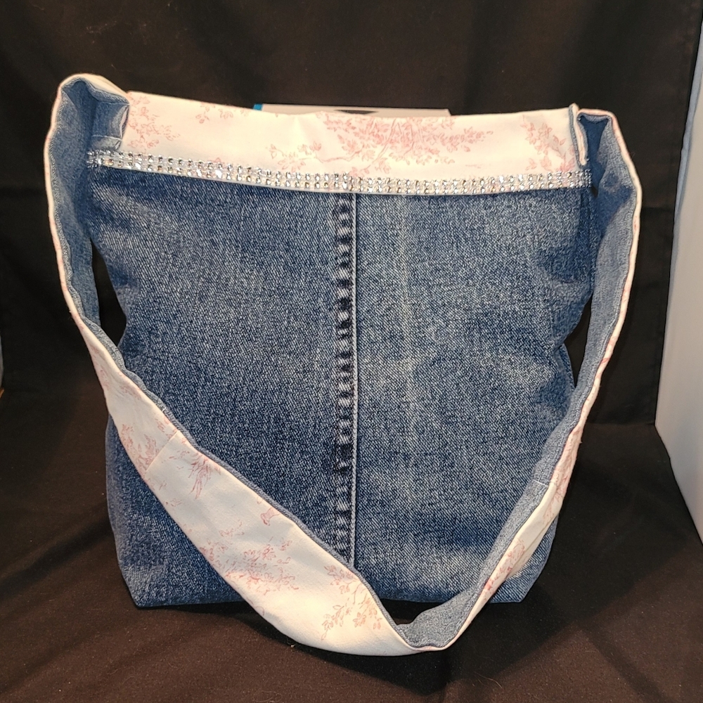 Handmade Jean Bag - Picture 2 of 3